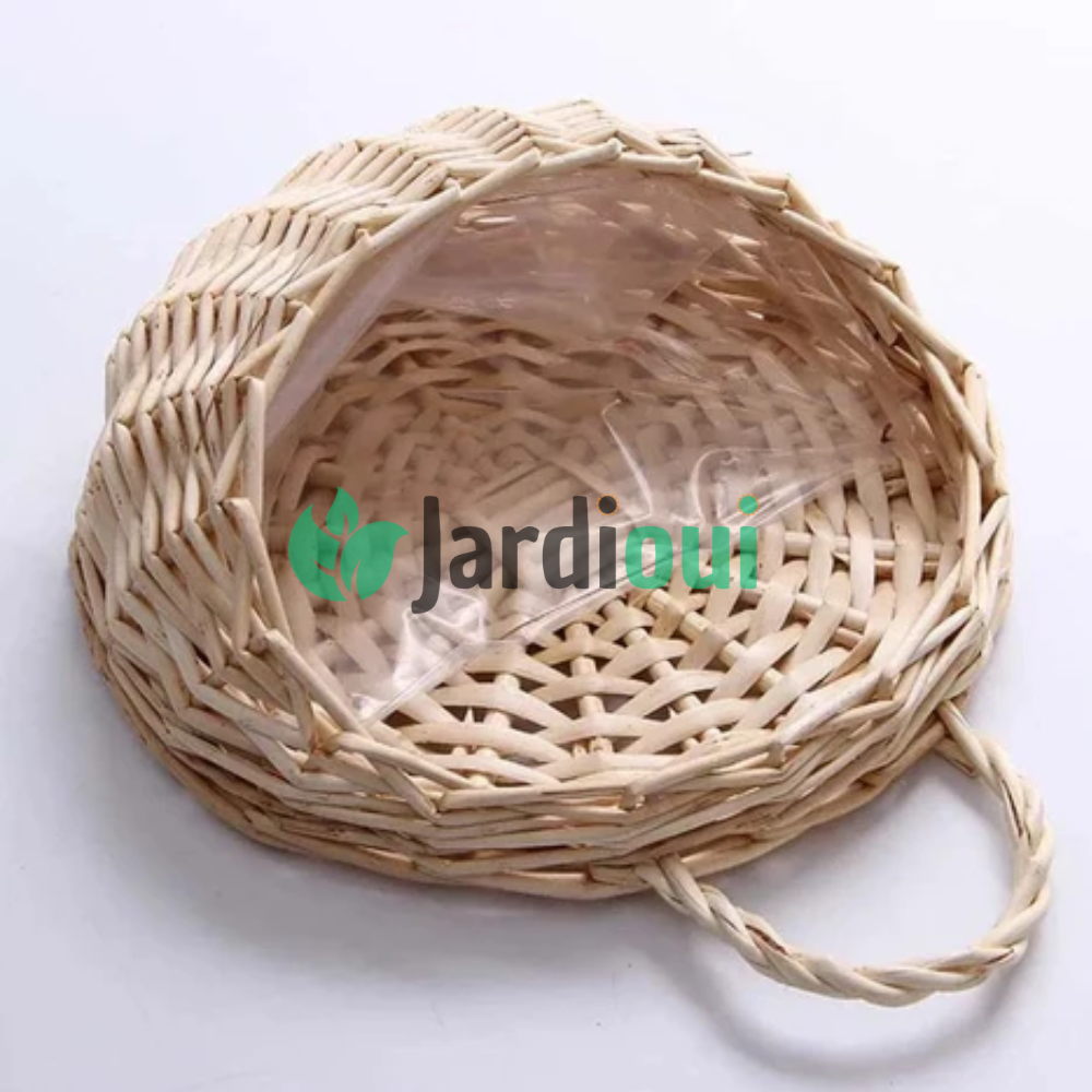 Jardinière Osier Murale Élégante