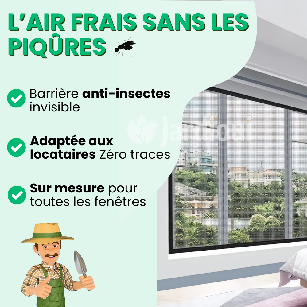 Moustiquaire Magnétique sur Mesure