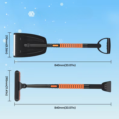 Outil Déneigement 4-en-1 Compact pour Voiture