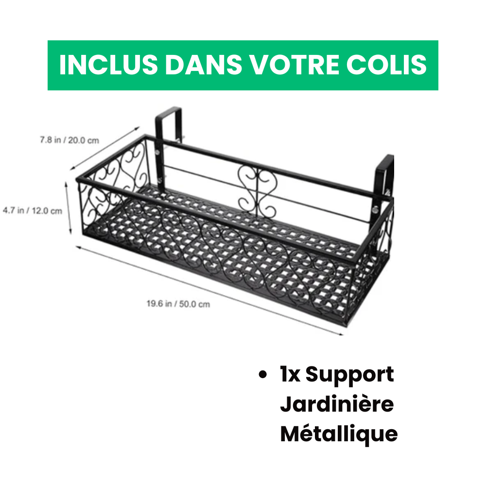 Support Jardinière Métallique Élégant
