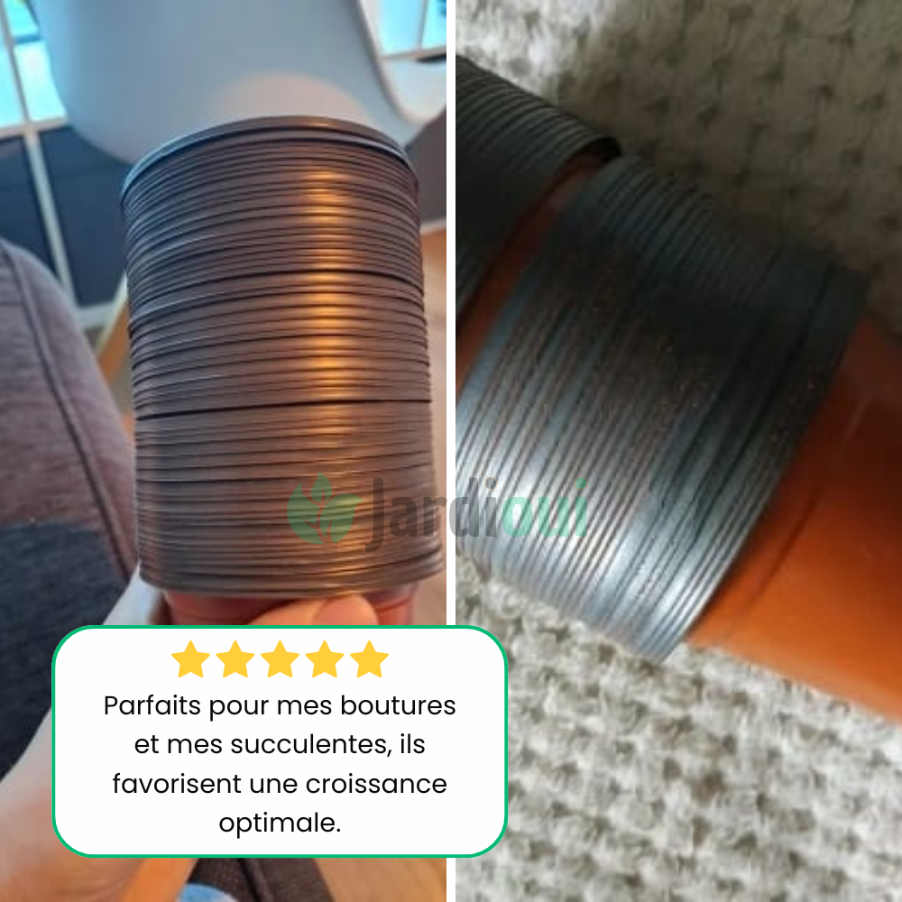 Pot de Fleur Plastique Réutilisable