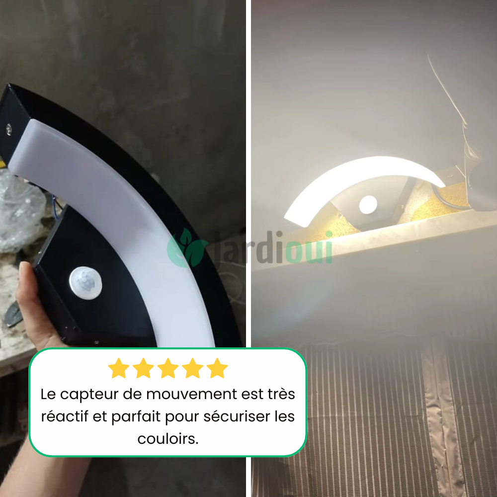 Lampe Détecteur de Mouvement Couloir Eventail Sans Fil