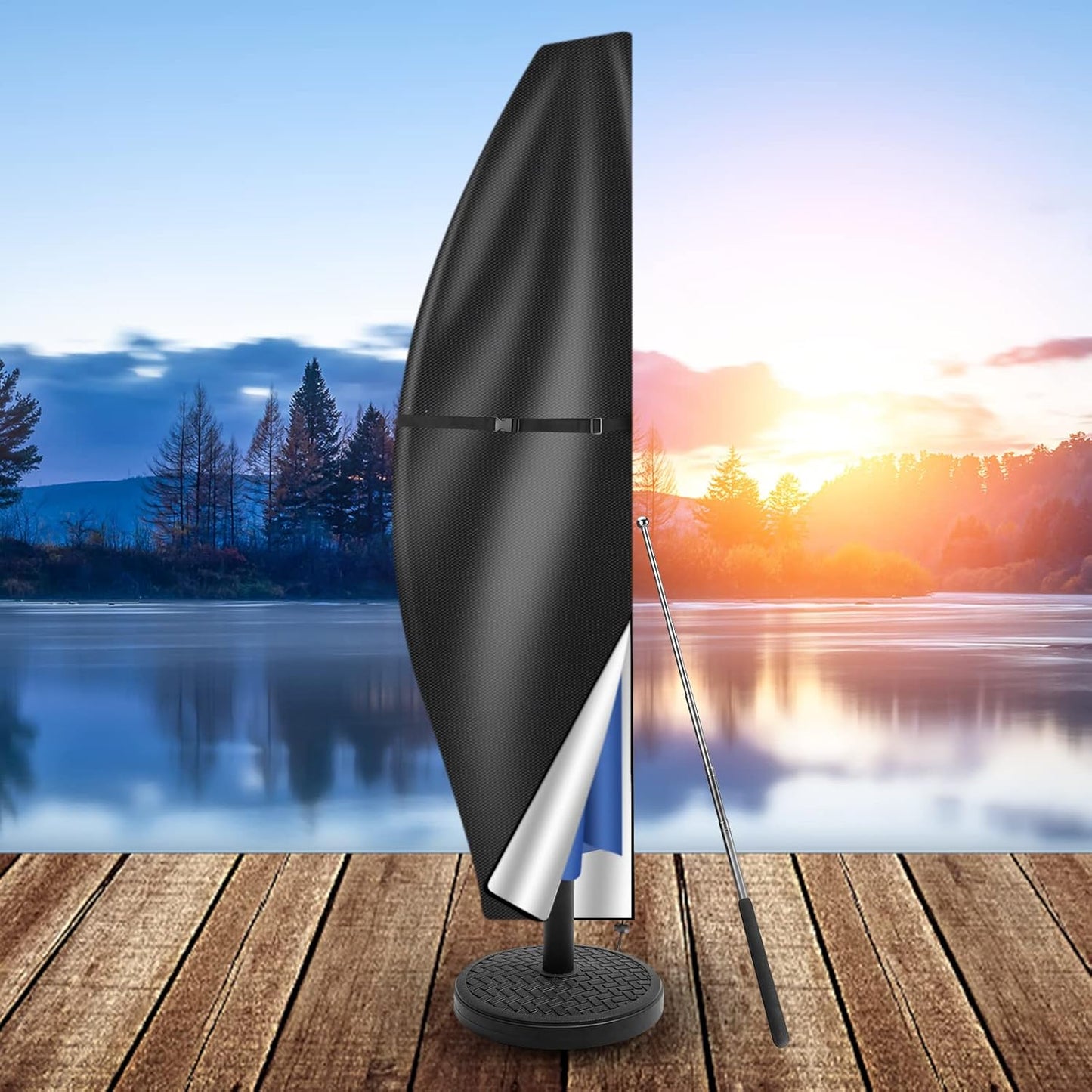 Housse Parasol Déporté Etanche