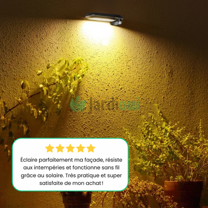 Lampadaire Solaire Détecteur de Mouvement Puissant