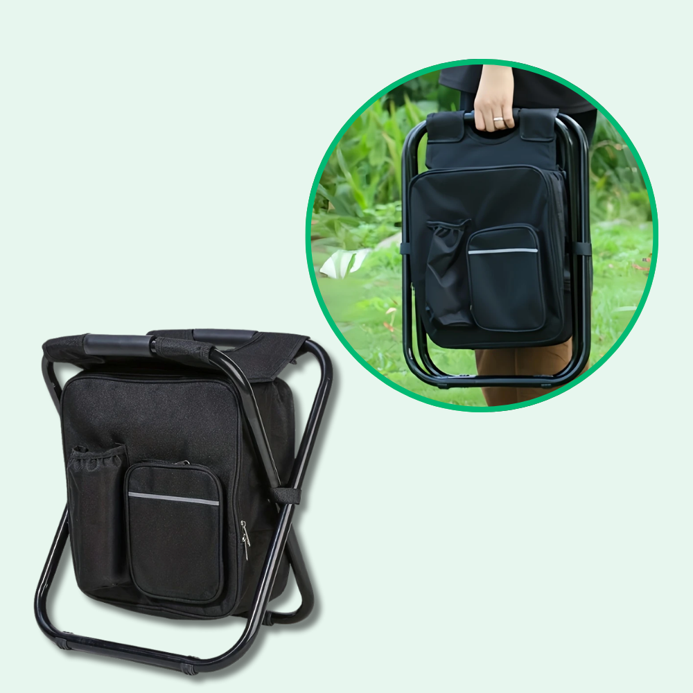 Jardioui 1 Chaise (49.90 €/ pcs) / Noir Chaise Sac à Dos 3-en-1 Ultime