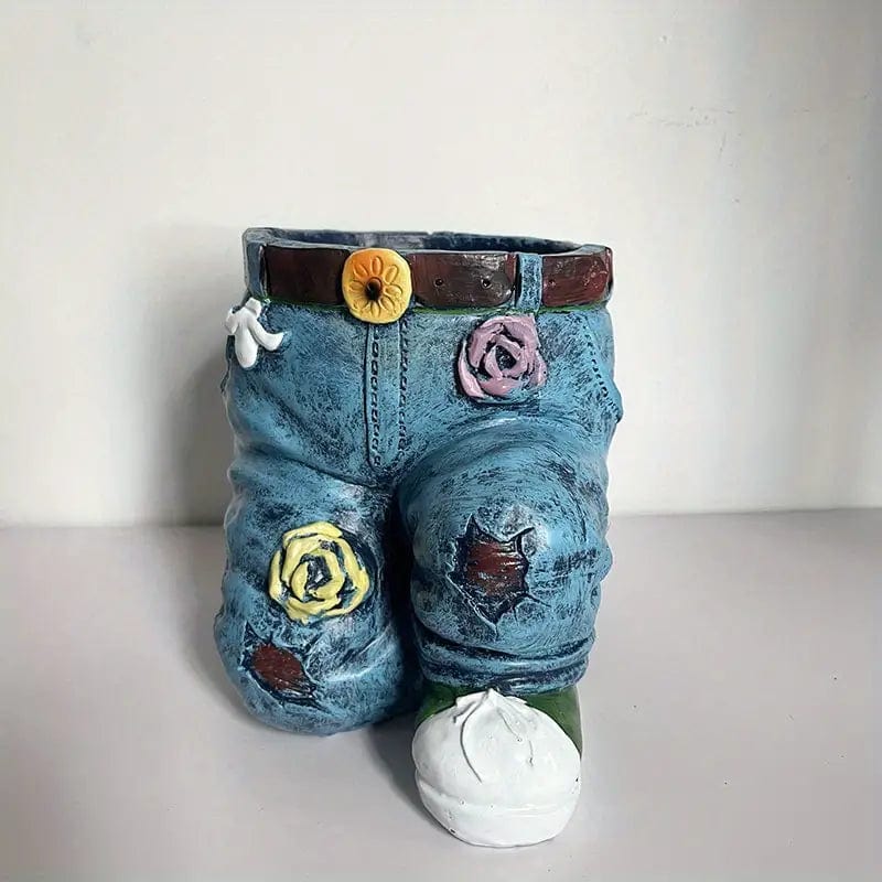 Jardioui B DenimVase™ - Pot de Fleurs Jean Innovant