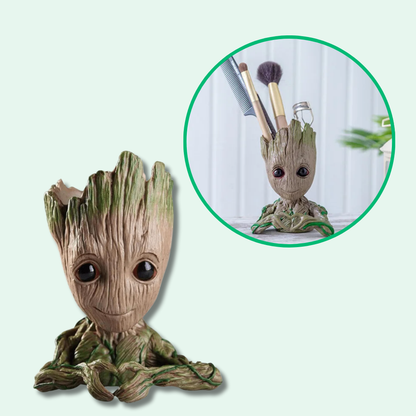 Jardioui Cœur Pot de Plantes Fantaisiste "Gardien de la Forêt"