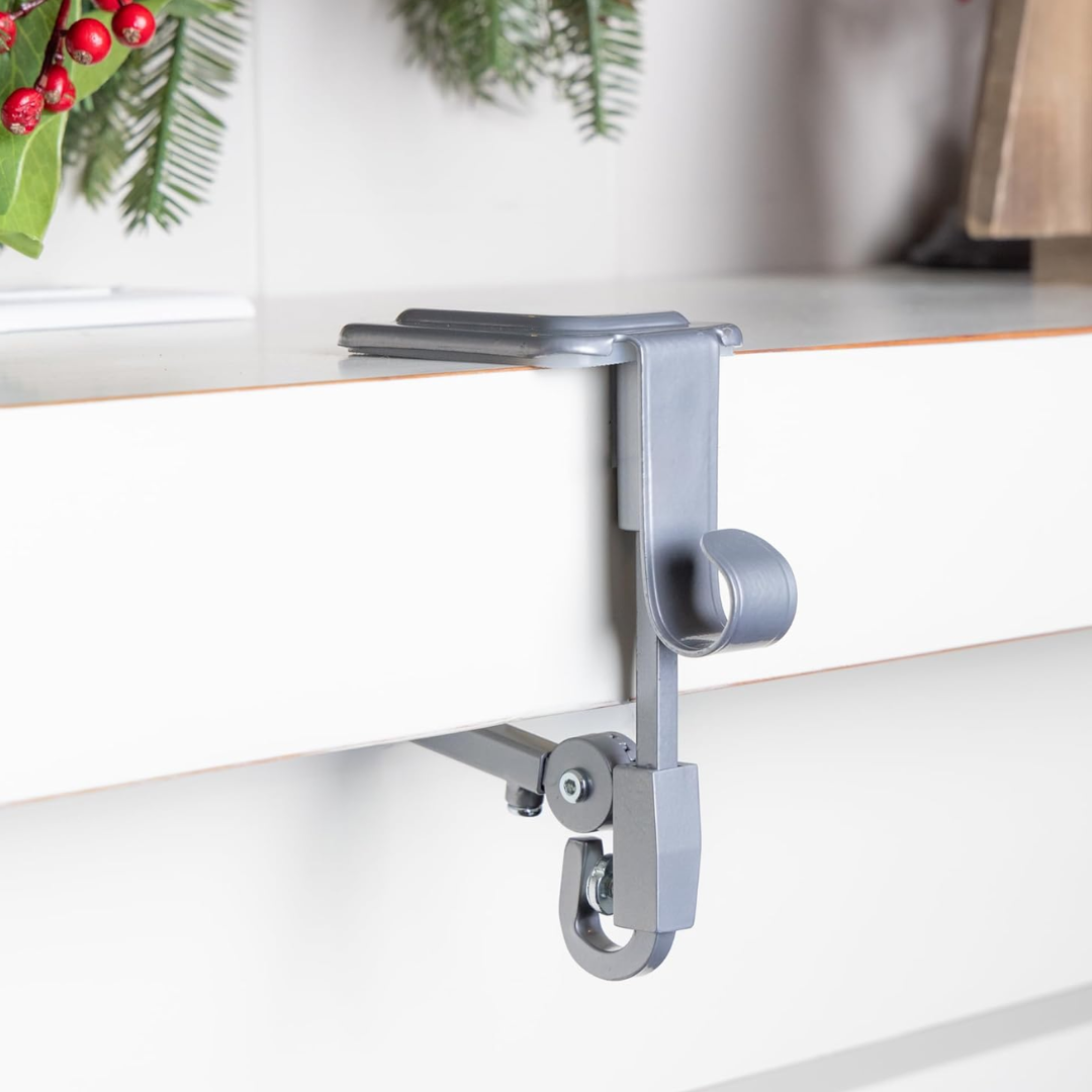 Jardioui Gris Accroche-Fêtes Universel Ajustable