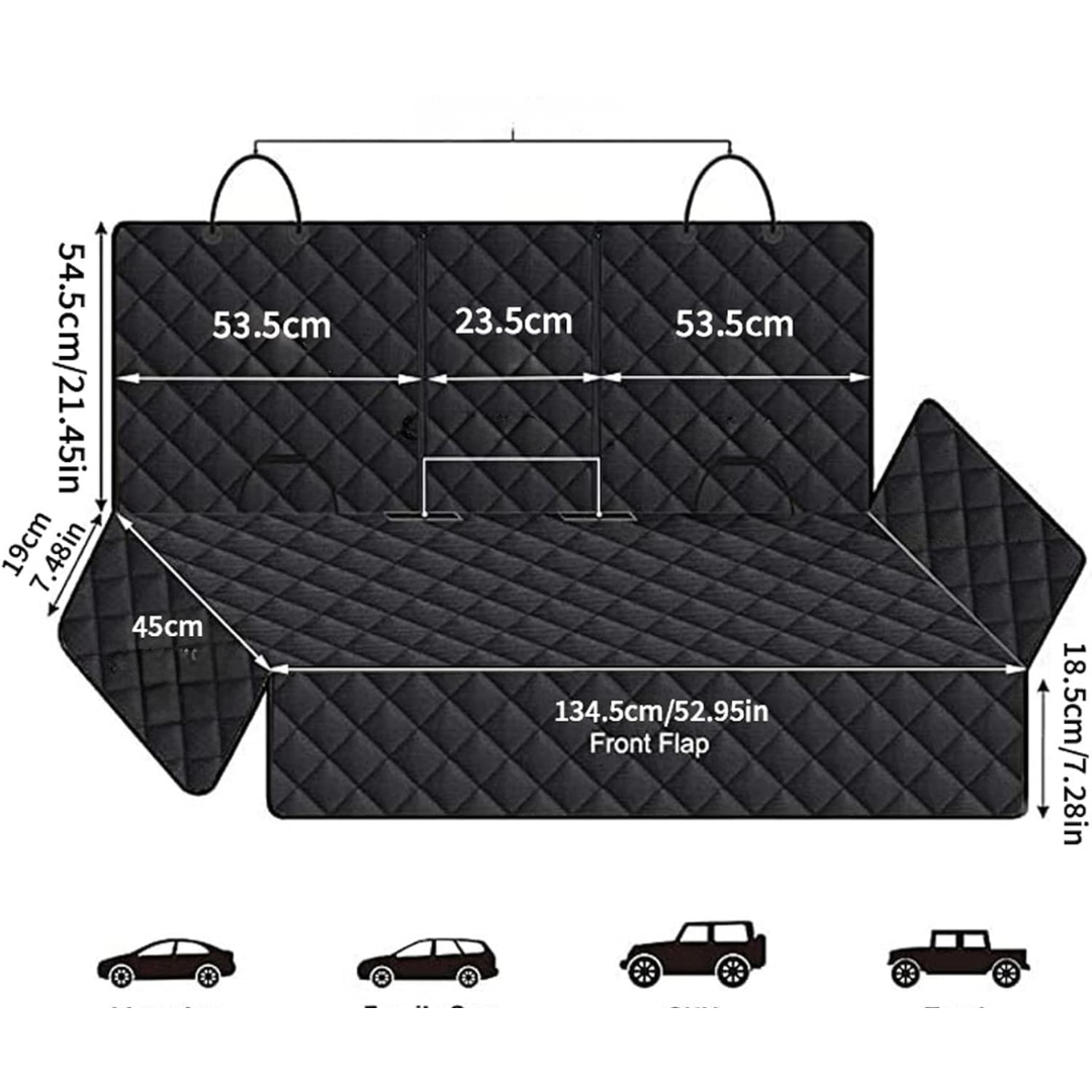 Jardioui Housse de siège de chien de voiture protectrice