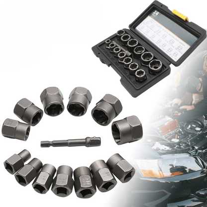 Jardioui Kit Extracteur d’Écrous et Boulons Ultra-Résistant