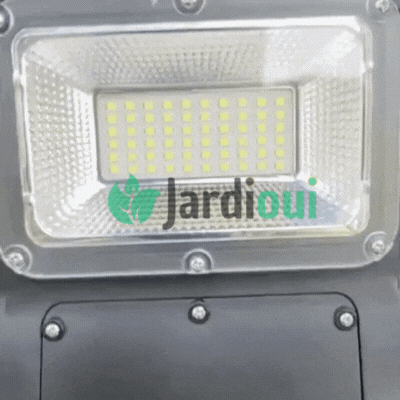 Jardioui Lampadaire Solaire Extérieur Détecteur de Mouvement Ultra-Puissant