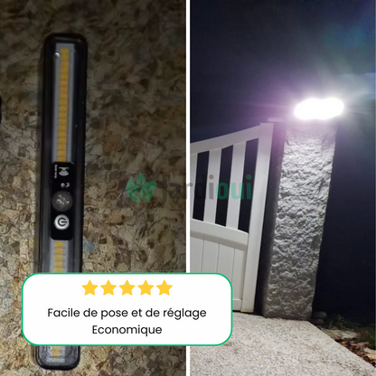 Jardioui Lampe Solaire Puissante à Détecteur de Mouvements
