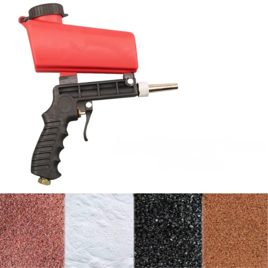 Jardioui Pistolet de Sablage Réglable Puissant
