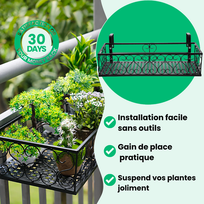 Jardioui Support Jardinière Métallique Élégant