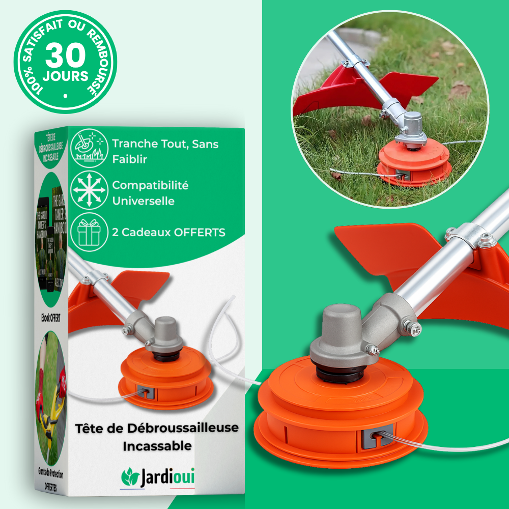 Jardioui Tête de Débroussailleuse Incassable - JardiBlade PRO