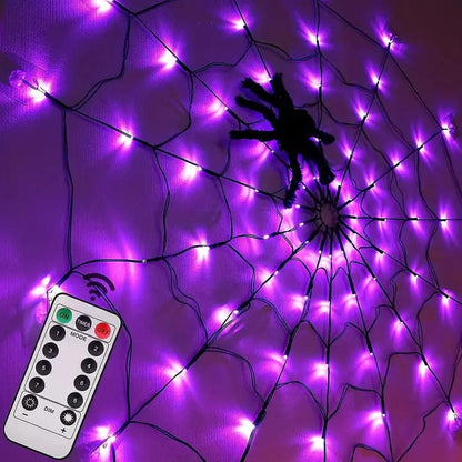 Jardioui Lampes Toile D'araignée Lumières pour Hallowen