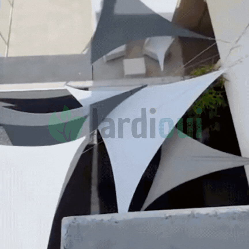 Jardioui Voile d'Ombrage Triangulaire Imperméable