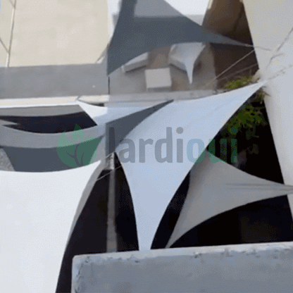 Jardioui Voile d'Ombrage Triangulaire Imperméable