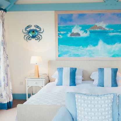 frJardioui Décoration Murale "Crabe & Coquillage"