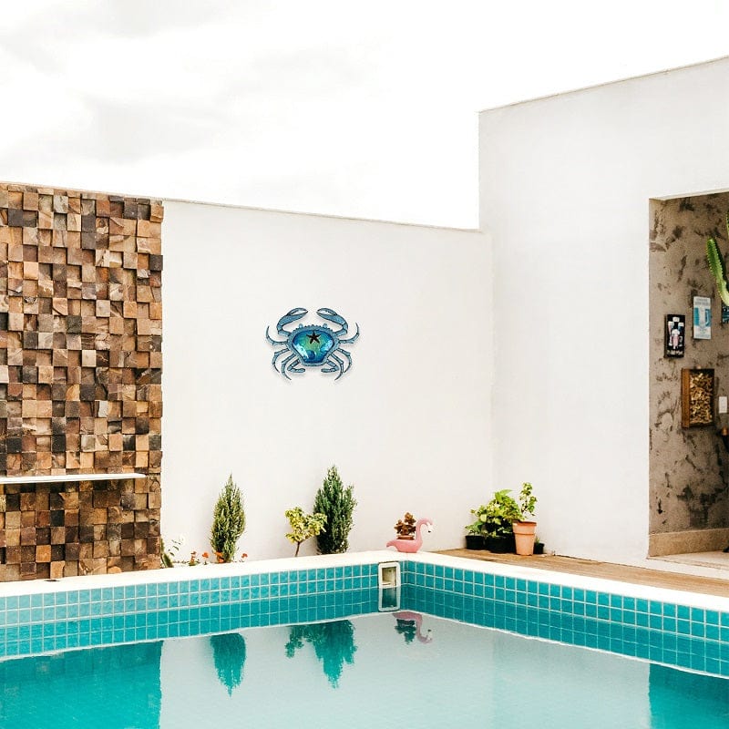 frJardioui Décoration Murale "Crabe & Coquillage"