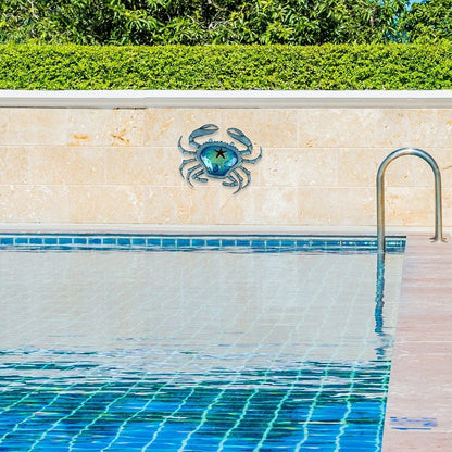 frJardioui Décoration Murale "Crabe & Coquillage"