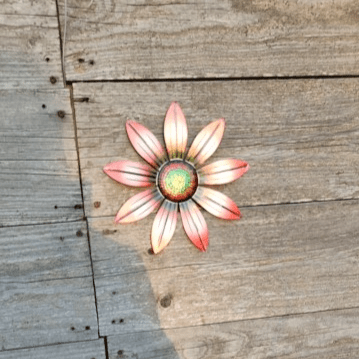 frJardioui Décoration Murale Extérieure " Fleurs Colorées "