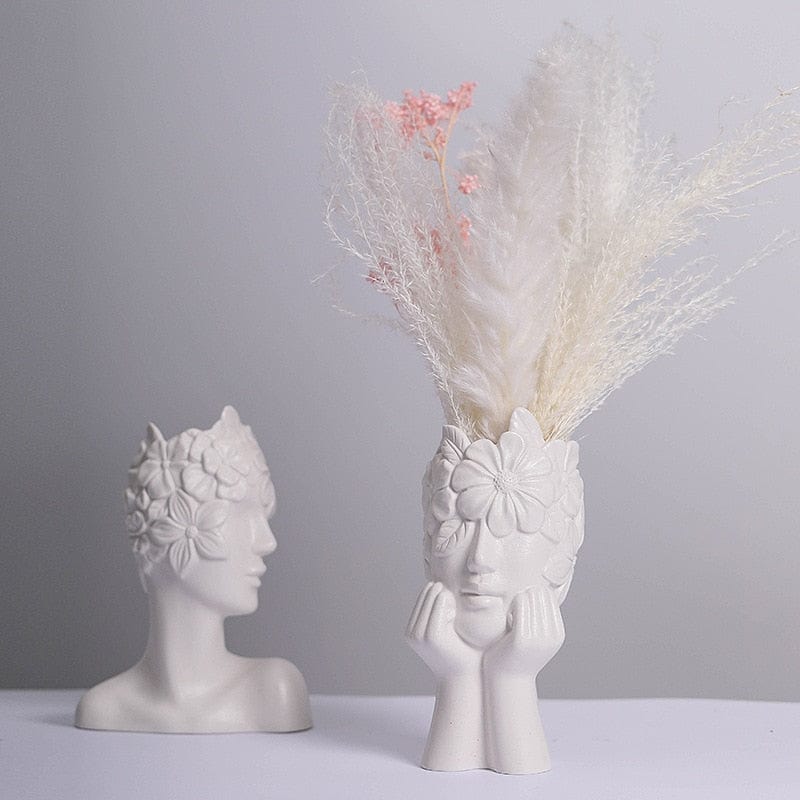 frJardioui Vase en Céramique "Couronne de Fleurs"