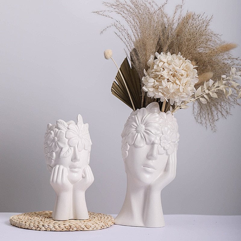 frJardioui Vase en Céramique "Couronne de Fleurs"